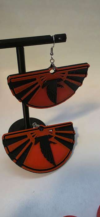 PopFAn Atlanta Falcons 3D print earrings