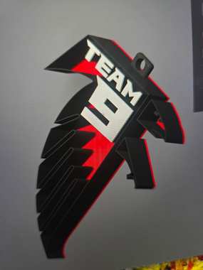 Custom TEAM9 Atlanta Falcons 3D Print Charm