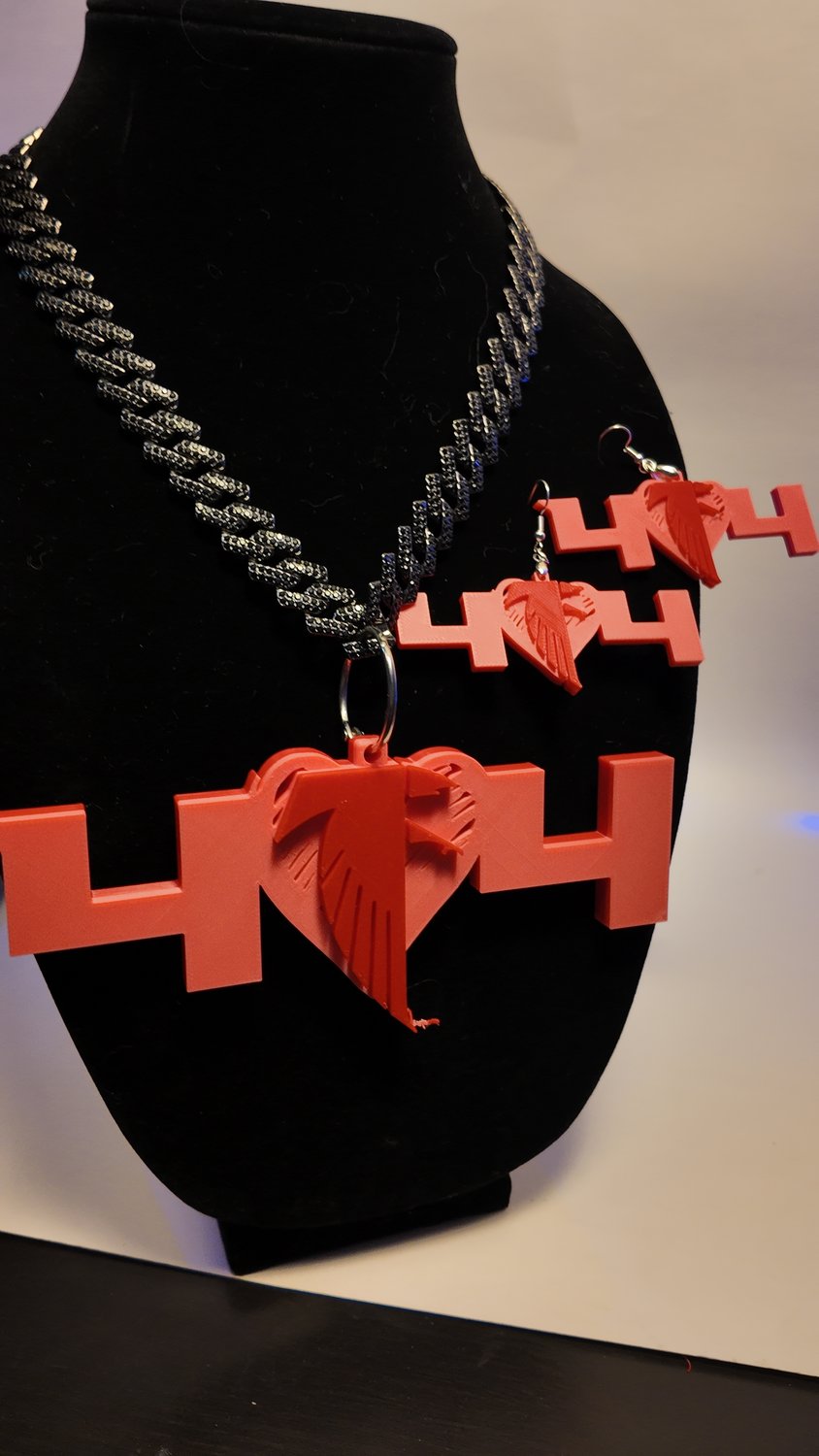 Custom 404 Throwback Atlanta Falcons 3D Print Charm