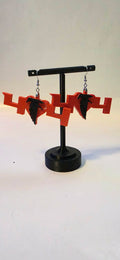404 Atlanta Falcons 3D print earrings