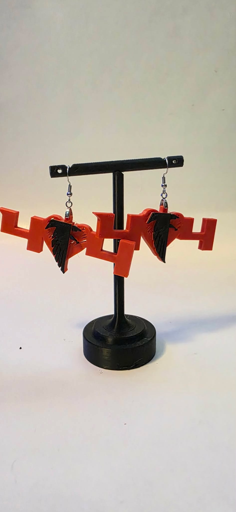 Custom 404 Atlanta Falcons 3D Print Earrings