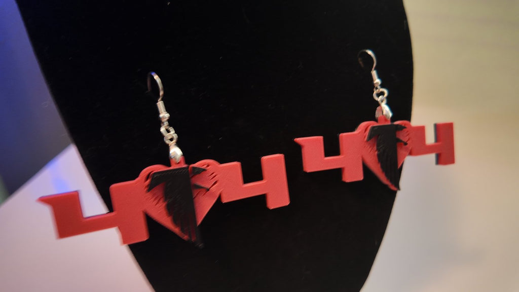 Custom 404 Throwback Atlanta Falcons 3D Print Charm