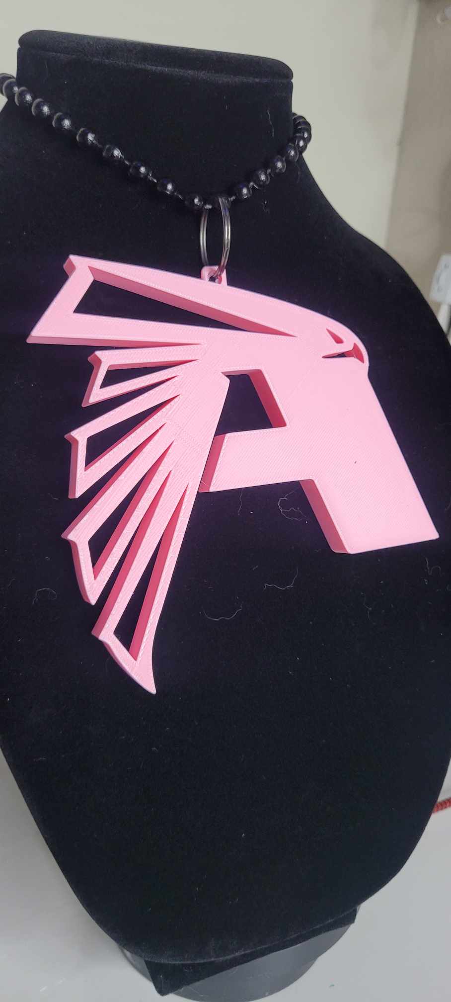 Custom A-Town Atlanta Falcons 3D Print Charm w/ BLING Chain