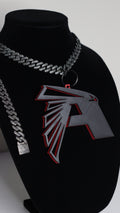 Custom A-Town Atlanta Falcons 3D Print Charm w/ BLING Chain