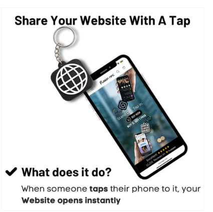 WEBSITE NFC Key Chain