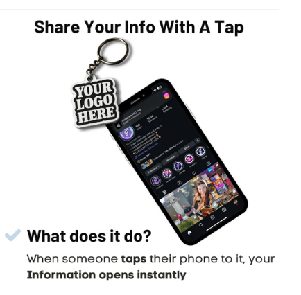 CUSTOM LOGO NFC Key Chain