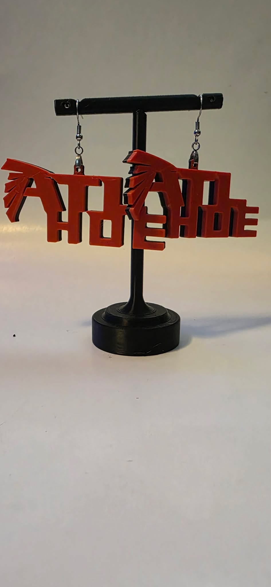 Custom ATL Hoe Atlanta Falcons 3D Print Earrings