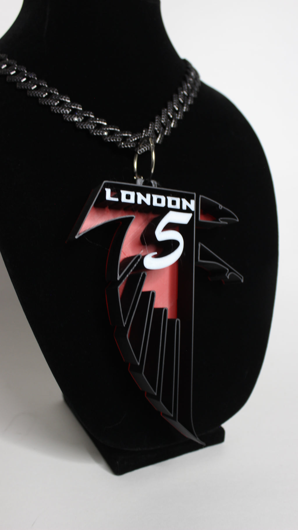Drake London Atlanta Falcons throwback charm necklace