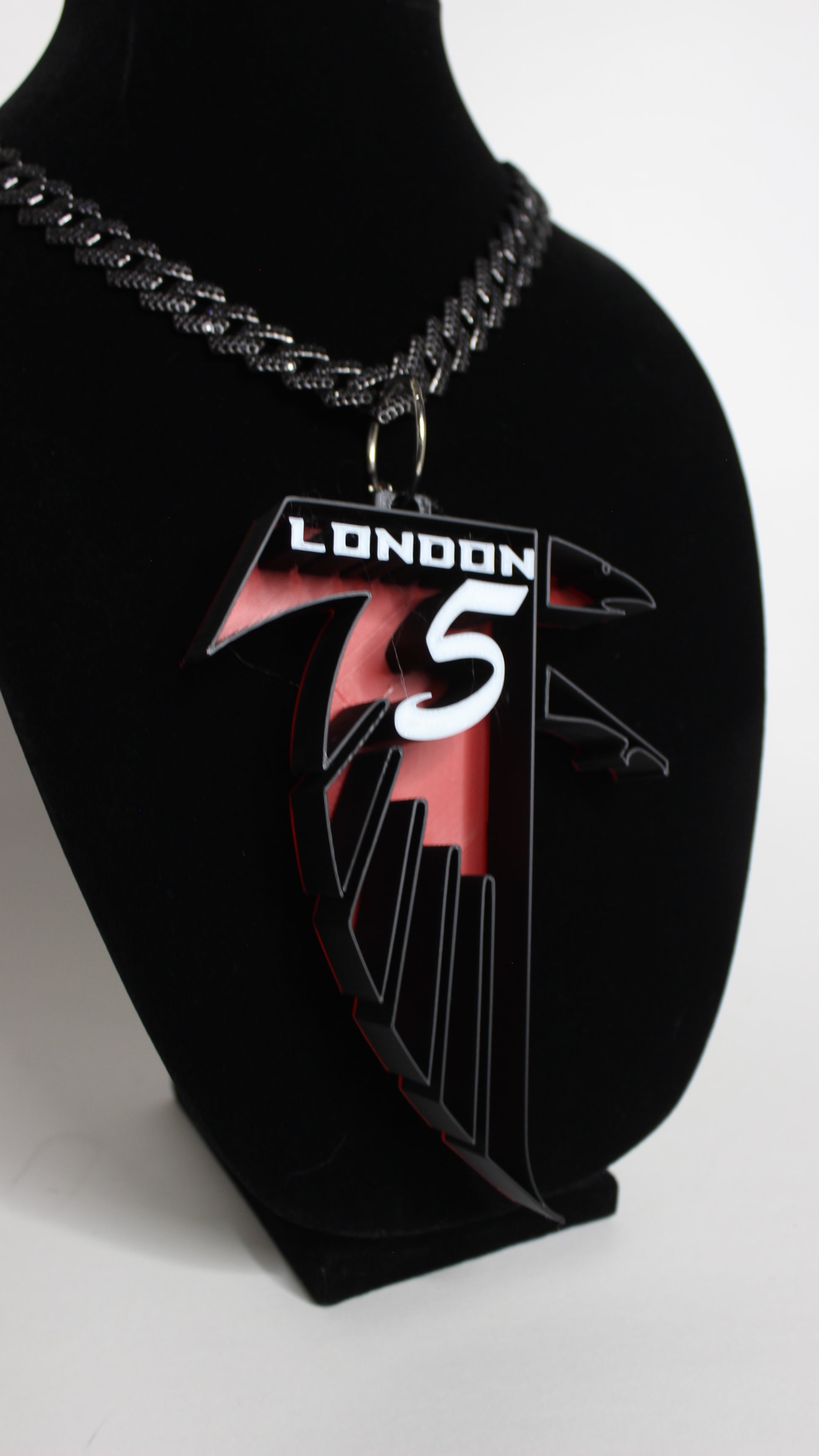 Drake London Atlanta Falcons throwback charm necklace