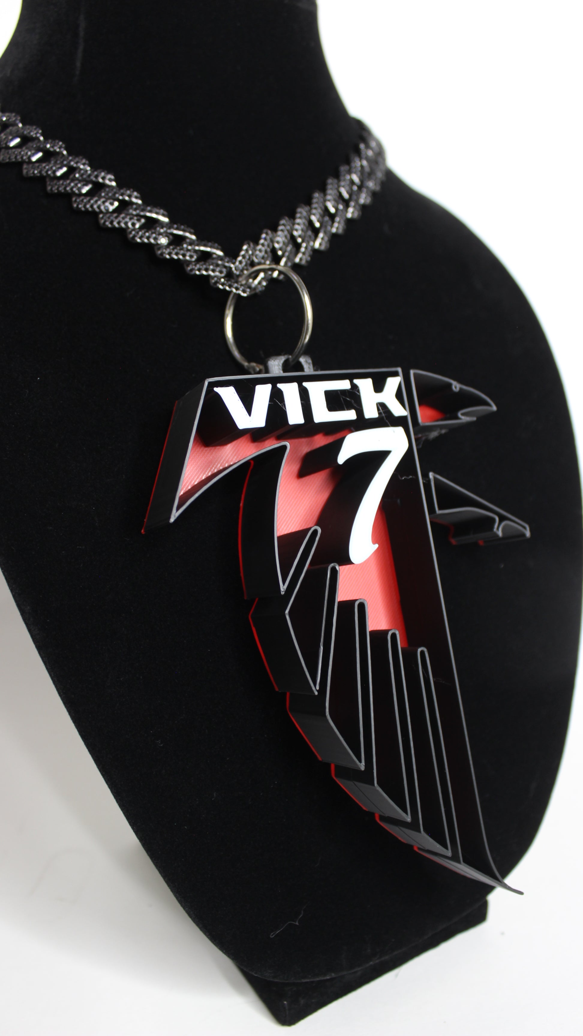 Michael Vick Throwback Falcon Charm necklace - angle 7