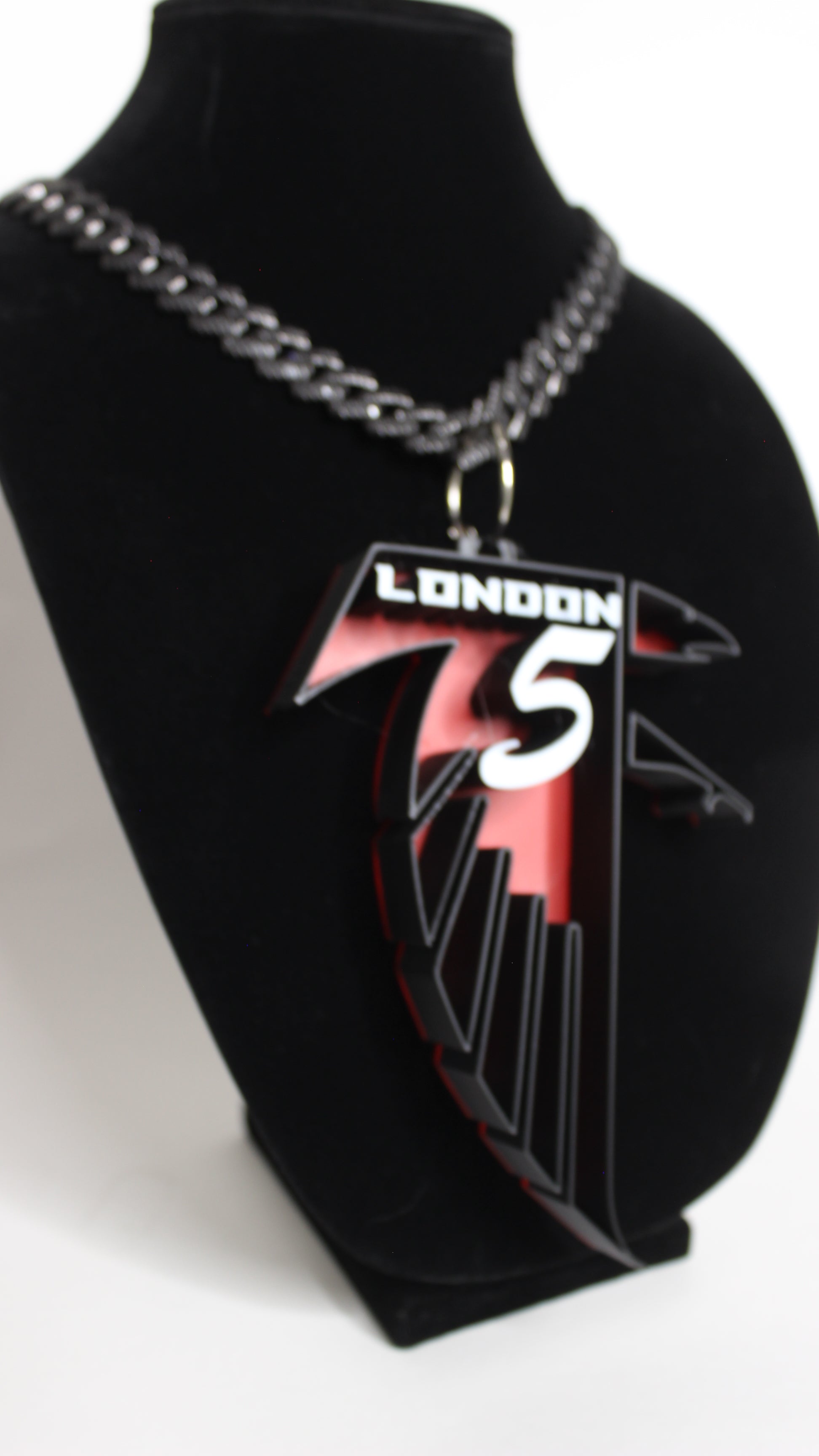 Drake London Atlanta Falcons throwback charm necklace