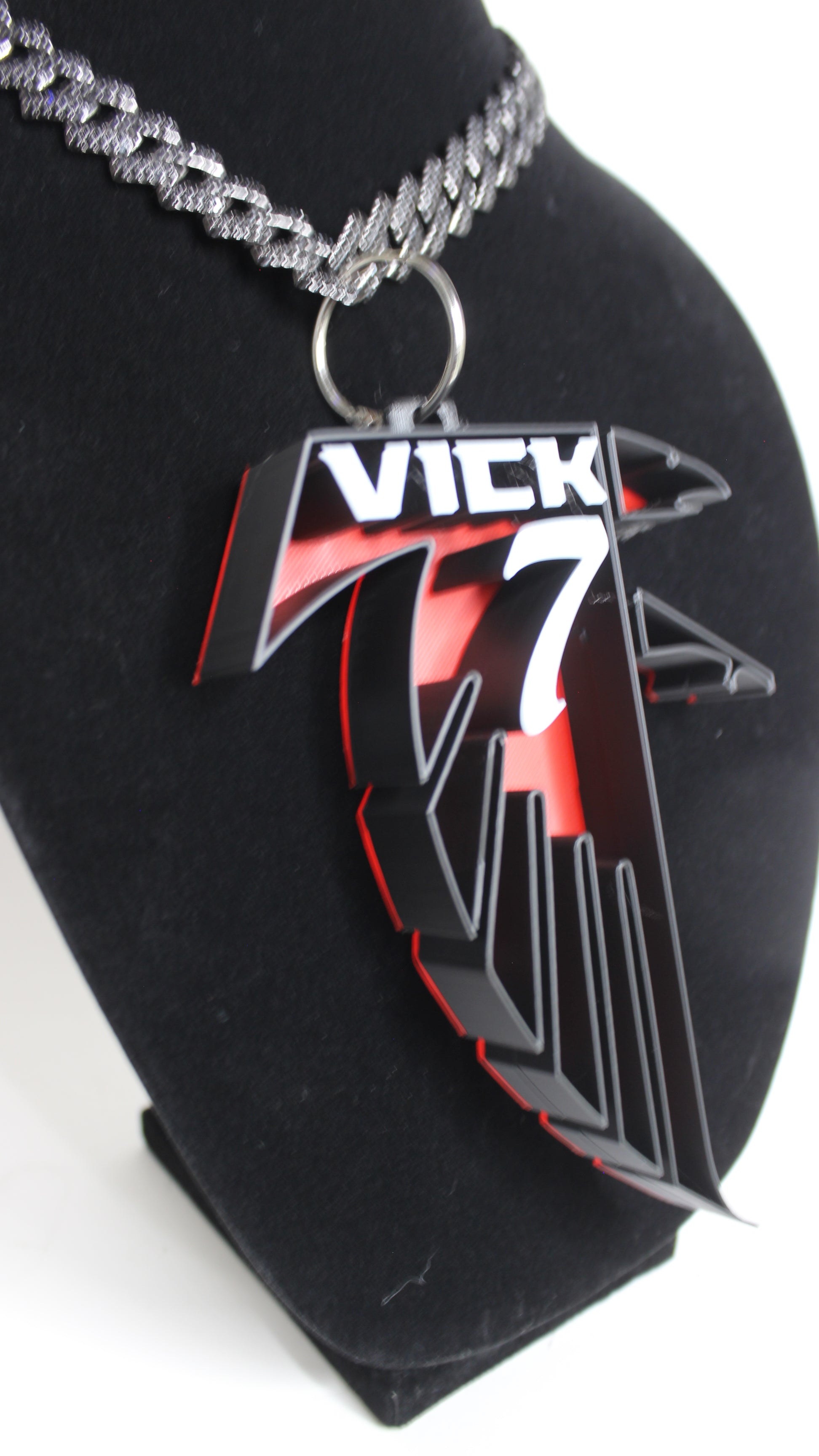 Michael Vick Throwback Falcon Charm necklace - angle 8