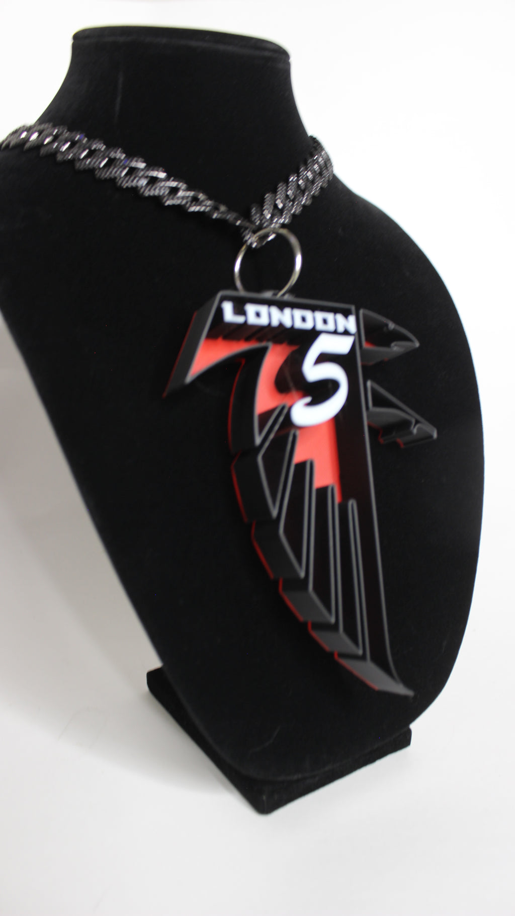 Drake London Atlanta Falcons throwback charm necklace