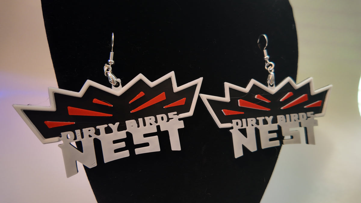 Dirty Bird Nest Custom Earrings